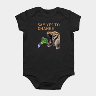 Be Open to Change - Motivation & Personal Change Baby Bodysuit